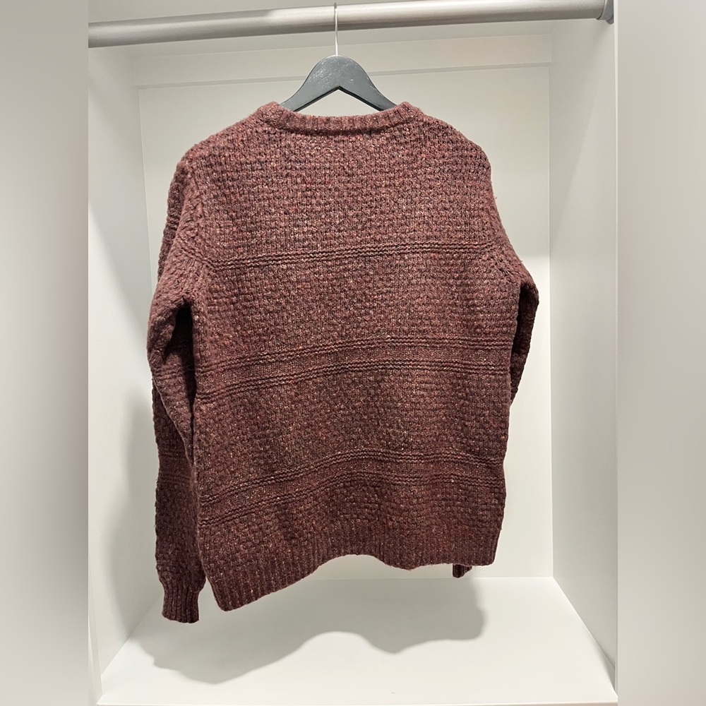Sherpa adventure gear merino wool alpaca blend crew neck sweater jacquard Large - Picture 8 of 11